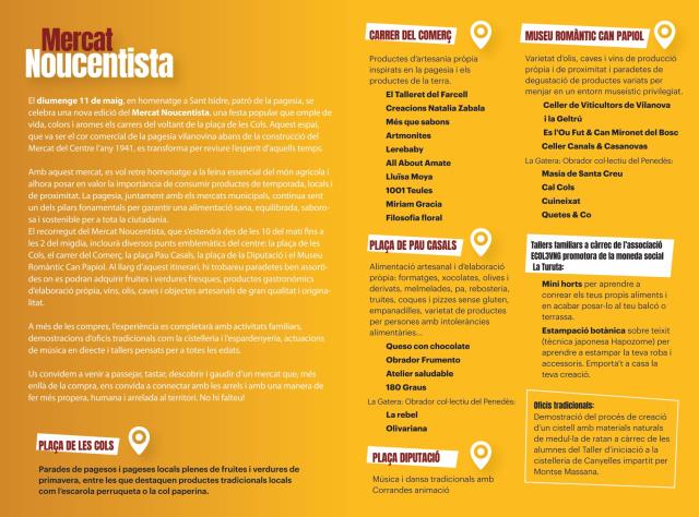flyer mercat noucentista 2025