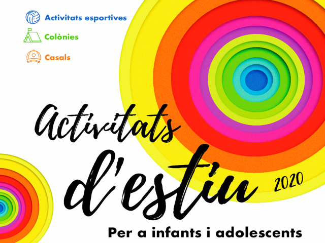 Resolució subvencions activitats d'estiu 2020