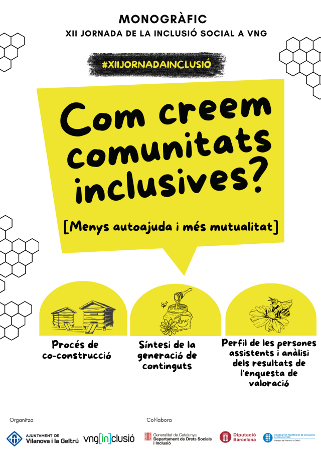 Productes de transferència de coneixement de la XII Jornada de la Inclusió Social 